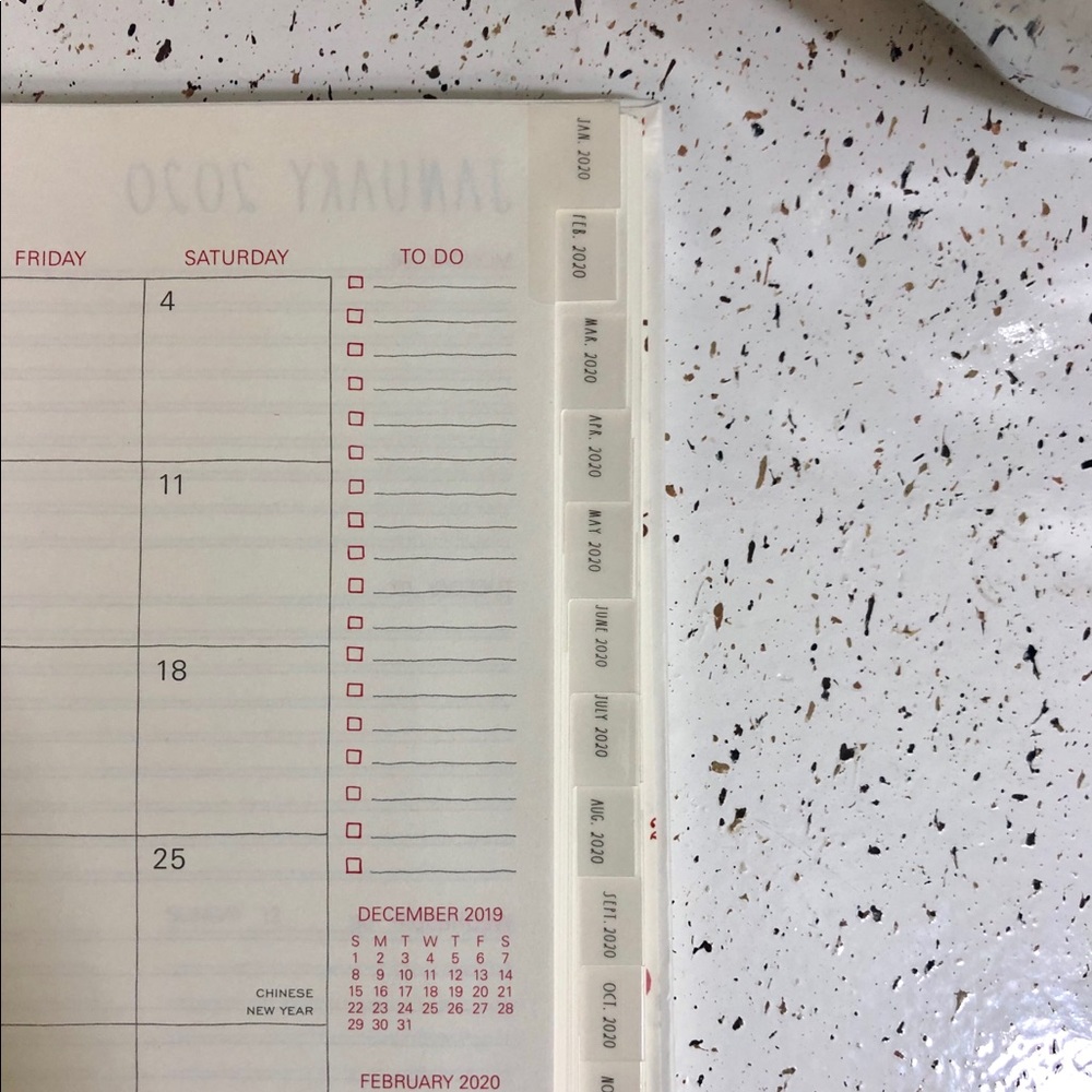 Rae Dunn “Best Year Ever” 2020 Planner - Picture 5 of 6